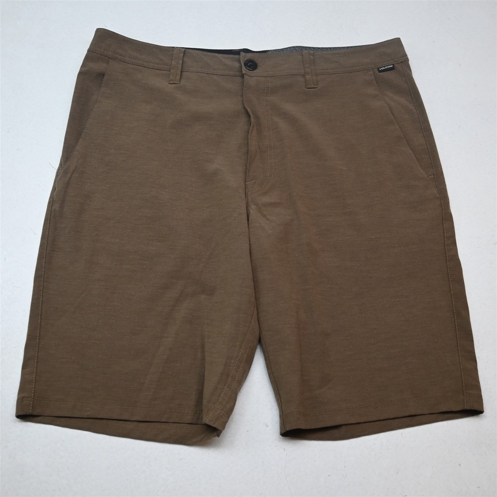 Volcom 36x10" Brown A3202303 Kerosene Hybrid Mens Shorts